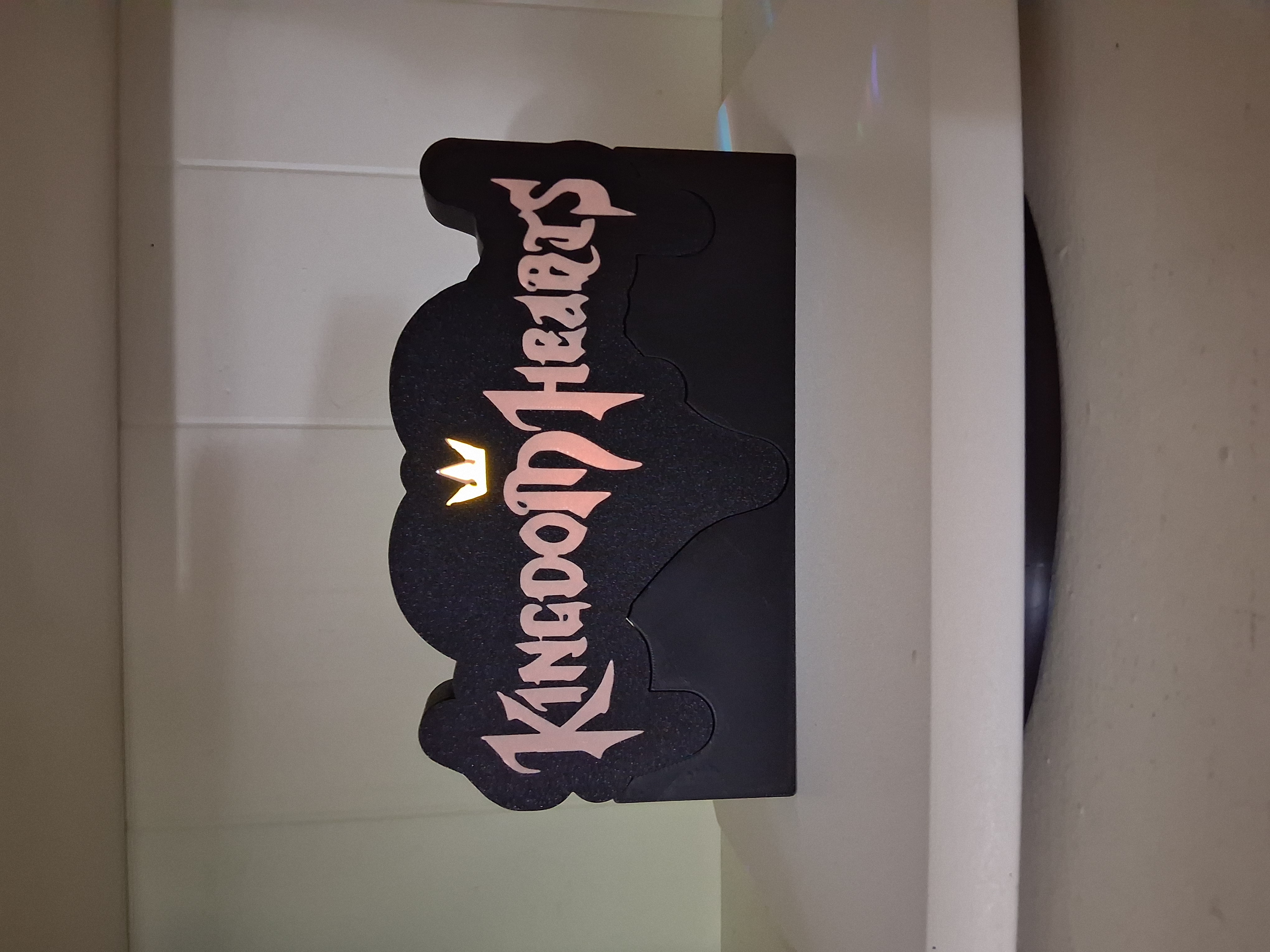 Kingdom Hearts LED light box – custom 3D printed – Lit Layer Creations